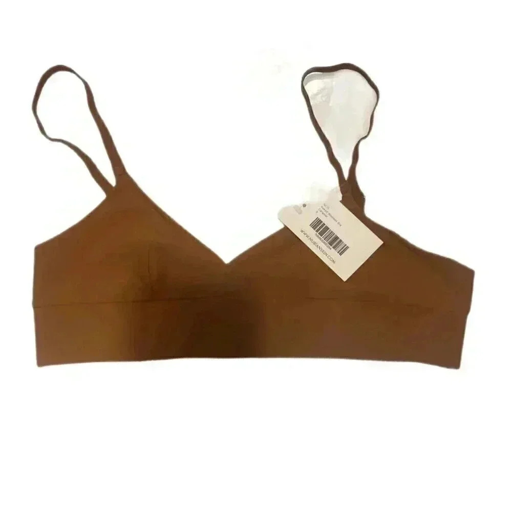 NWT Nubian skin caramel no wire comfortable lightweight naked seamless bra S - Picture 2 of 2